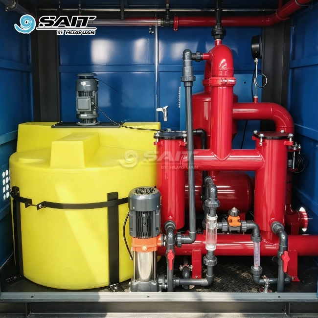 Detachable fertilizer dissolving tank